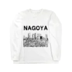 超高層ビル・都市開発研究所shopのThe City 名駅摩天楼 Long Sleeve T-Shirt