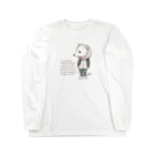 愛犬描処 プルーデンスのおしゃれスピッツ Long Sleeve T-Shirt