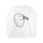 ダイナマイト87ねこ大商会の尺八を吹くミジンコ Long Sleeve T-Shirt