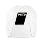 frographの#govote001 ロングスリーブTシャツ