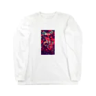 兎派のpaint_01_xx(red) Long Sleeve T-Shirt