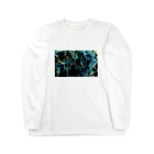 兎派のpaint_01_landscape(emerald) Long Sleeve T-Shirt