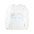 liliumの子供のらくがき【夏色ボーダー】 Long Sleeve T-Shirt