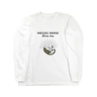 屋台 urukaのMECCHA NEMUI ねこ Long Sleeve T-Shirt