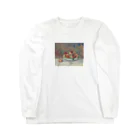 アートTシャツ 名画グッズのルノワール ｢桃 ｣ Long Sleeve T-Shirt