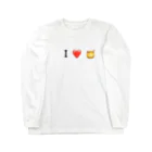 森のハープ弾きのI ❤️  🍯   Tシャツ ロングスリーブTシャツ