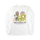 akari🌼虫デフォルメ作家のキュートキャタピラーズ#1【キュートキャタピラーズ】 Long Sleeve T-Shirt