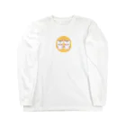 ajitukeのラッキーキャットと月 Long Sleeve T-Shirt