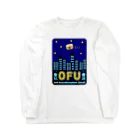 キッズモード某の未確認飛行物体 OFU(お麩) ロングスリーブTシャツ