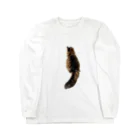 grayish black houseのlonely cat Long Sleeve T-Shirt