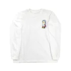 おまめさんのお店のアマビエにしきごい（ワンポイント） Long Sleeve T-Shirt