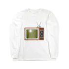 illust_designs_labのレトロな昭和のテレビのイラスト Long Sleeve T-Shirt