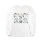 KAERUCAFE SHOPの野鳥 Long Sleeve T-Shirt