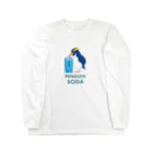 スロータイプ書店 Slowtype BooksのPENGUIN SODA ペンギンソーダ 191 ロングスリーブTシャツ