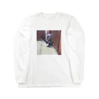 コロコロ大福の頭隠して尻可愛いネコ Long Sleeve T-Shirt