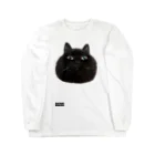 SAIWAI DESIGN STOREのまんまるクロネコ Long Sleeve T-Shirt