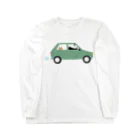 陽魚　YantotoのPan Panda midori Long Sleeve T-Shirt