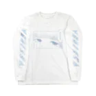 めのまえであおの海をみてる子の目はきらきらしてた Long Sleeve T-Shirt