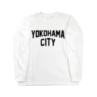 JIMOTO Wear Local Japanの横浜 横浜市 YOKOHAMA CITY　 ロングスリーブTシャツ