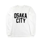 JIMOTOE Wear Local Japanの大阪 OSAKA CITY アイテム Long Sleeve T-Shirt