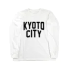 JIMOTO Wear Local Japanのkyoto CITY　京都ファッション　アイテム ロングスリーブTシャツ