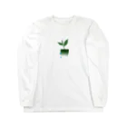 キュウの新茶が芽生えた抹茶ラテ Long Sleeve T-Shirt