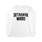 JIMOTO Wear Local Japanの世田谷区 SETAGAYA WARD ロングスリーブTシャツ