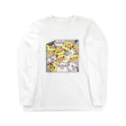 まめるりはことりの三密です！むちむちオカメインコさん【まめるりはことり】 Long Sleeve T-Shirt