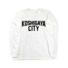 JIMOTOE Wear Local Japanのkoshigaya city　越谷ファッション　アイテム Long Sleeve T-Shirt