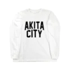 JIMOTOE Wear Local Japanのakita city　秋田ファッション　アイテム Long Sleeve T-Shirt