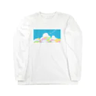 のぐちさきの入道雲とひこうき雲 Long Sleeve T-Shirt