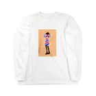 大名のサインポールちゃん4 Long Sleeve T-Shirt