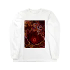 hiroki-naraの芙蓉 DATA_P_154　Confederate Rose ハスの花の古名 Long Sleeve T-Shirt