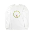 どるちぇ＊うさぎの《ボタニカル01》＊べあとリースとチョコレート＊ Long Sleeve T-Shirt