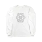 時間の森工房goodsのドイリー 編み図 Long Sleeve T-Shirt