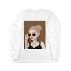 CulaccinoのRETRO GIRL Long Sleeve T-Shirt