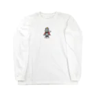 ゆきだるまころころのねこの王様＊赤 Long Sleeve T-Shirt