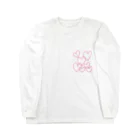 ☆ららくらら☆のHeart ロングスリーブTシャツ