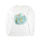 mofusandの海とにゃんこ Long Sleeve T-Shirt