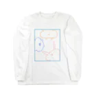 もち米屋の[単色.集合]ほっぺふくらみ動物たち Long Sleeve T-Shirt