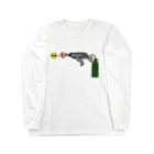 葉隠お宮のかくれがのぴえん放射器 Long Sleeve T-Shirt