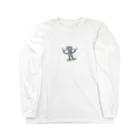 sky豆皿工房のロボットくん Long Sleeve T-Shirt