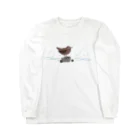 でこぱち商店のカワガラス Long Sleeve T-Shirt