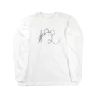 ウキグサ書店・雑貨部のねずみちゃん Long Sleeve T-Shirt