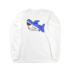 3keranjero0706の上手にかけたサメ ロングスリーブTシャツ