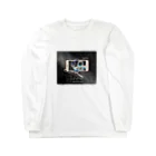 ゑ〆の白色ver 宇宙の日常シリーズ 自撮り Long Sleeve T-Shirt