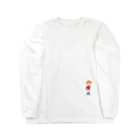 cumincuminのサッカーボールと少年(カラー2) Long Sleeve T-Shirt