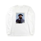 Art Baseのクロード・モネ / 1886 / Self-Portrait with a Beret / Claude Monet Long Sleeve T-Shirt