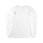 名古屋ReNY limitedのワンポイントドリチケモチーフ_RED ロングスリーブTシャツ