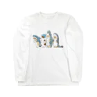 mofusandのサメ図鑑 Long Sleeve T-Shirt